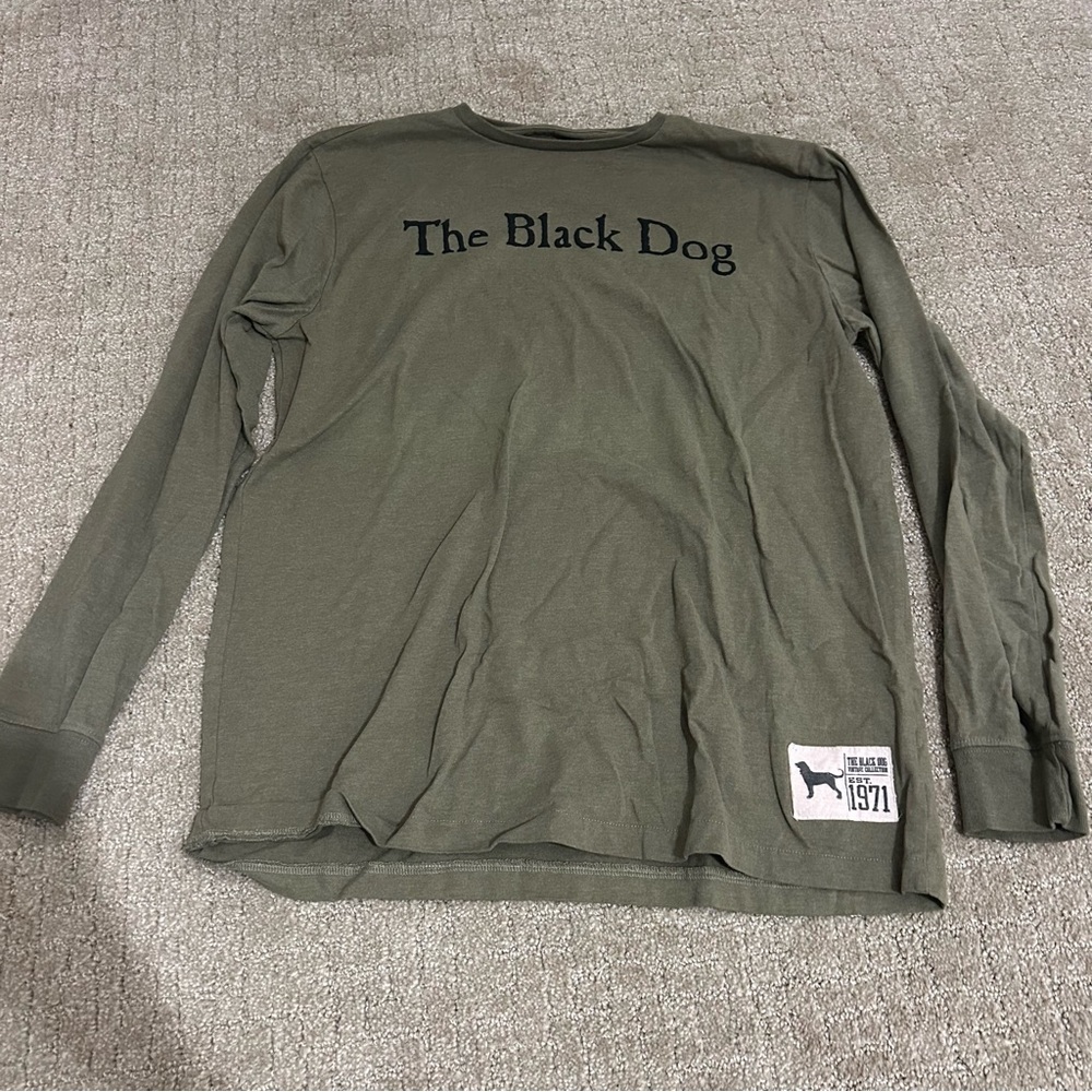 The Black Dog Olive Vintage Collection Tee